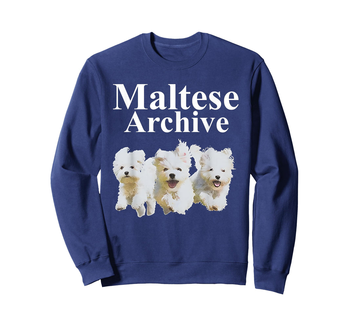 Dog Maltese Archive Funny Dog Lover T-Shirt for Men Women