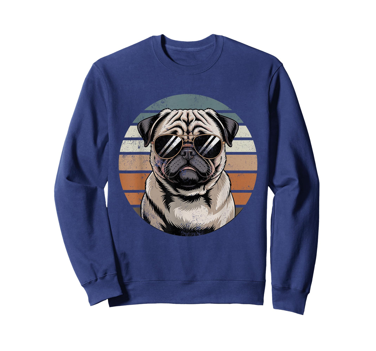 Cool Proud Pug Men Women Vintage Dog Owners T-Shirt