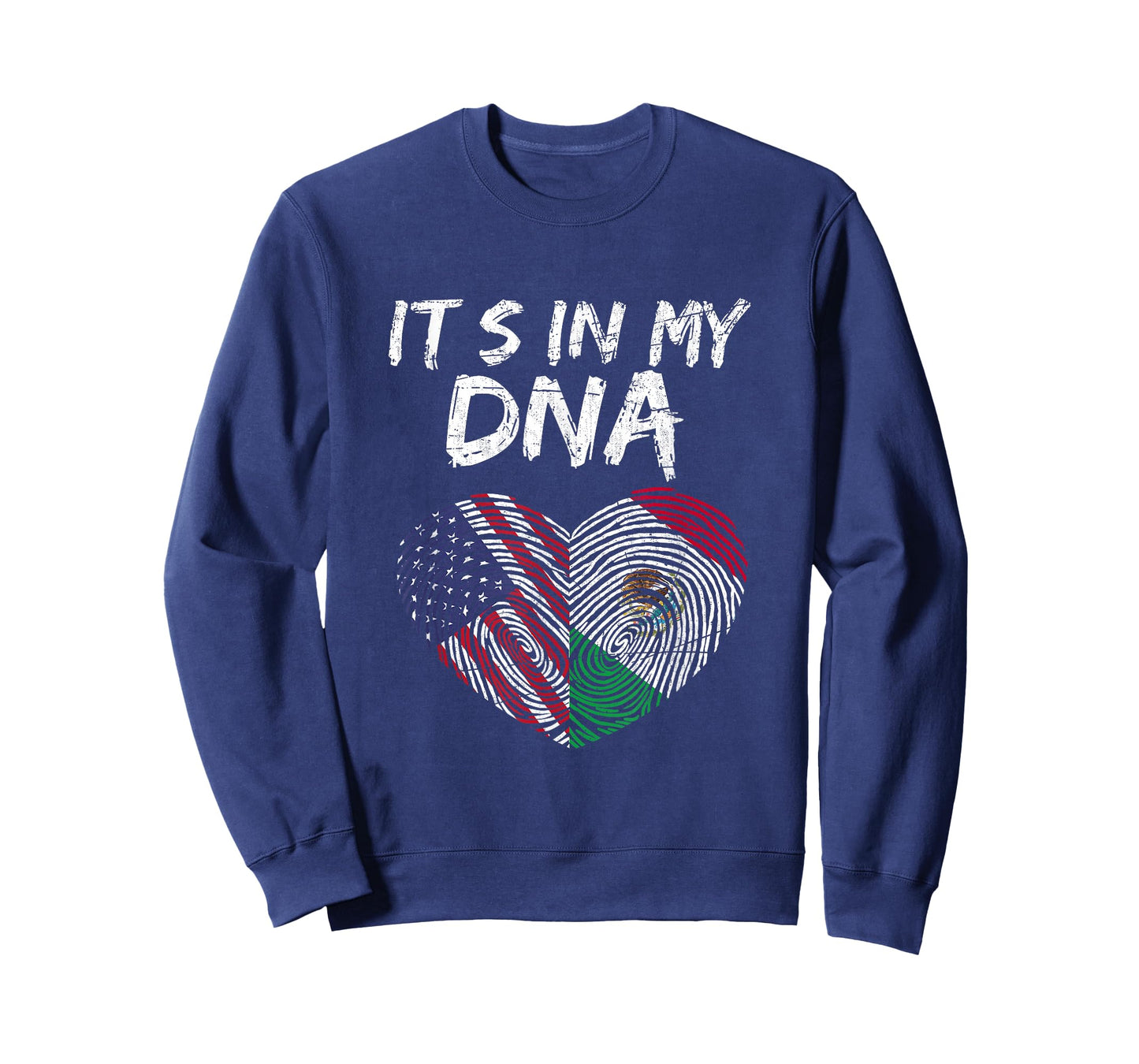DNA USA Flag American Mexican Flag Mexico T-Shirt