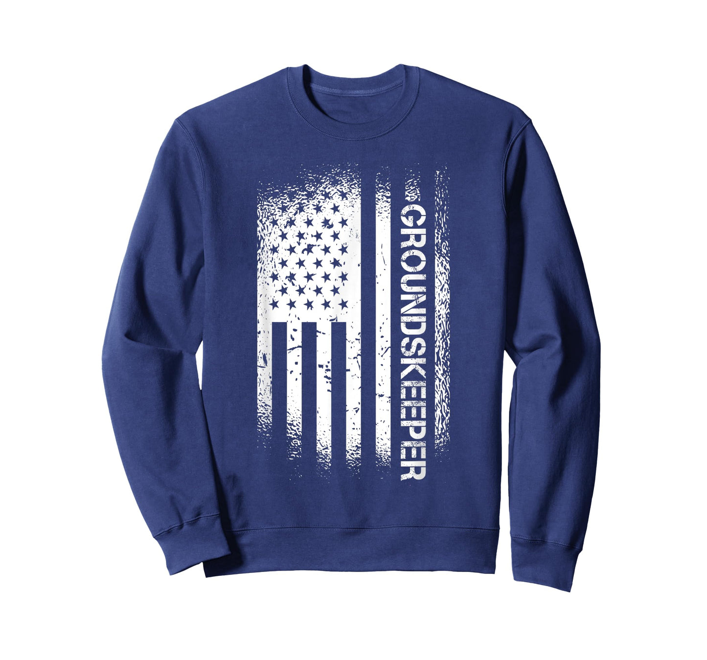 Patriotic Groundskeeper With American Flag T-Shirt