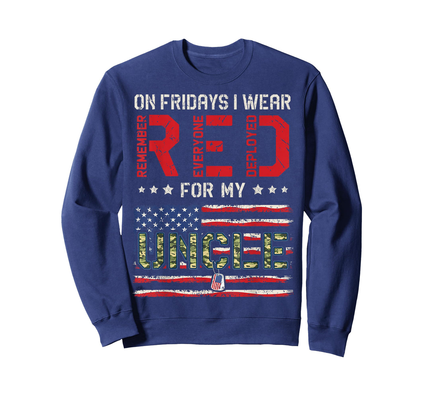 Red Friday for My Uncle Remember Everyone Deployed Boy Girl T-Shirt