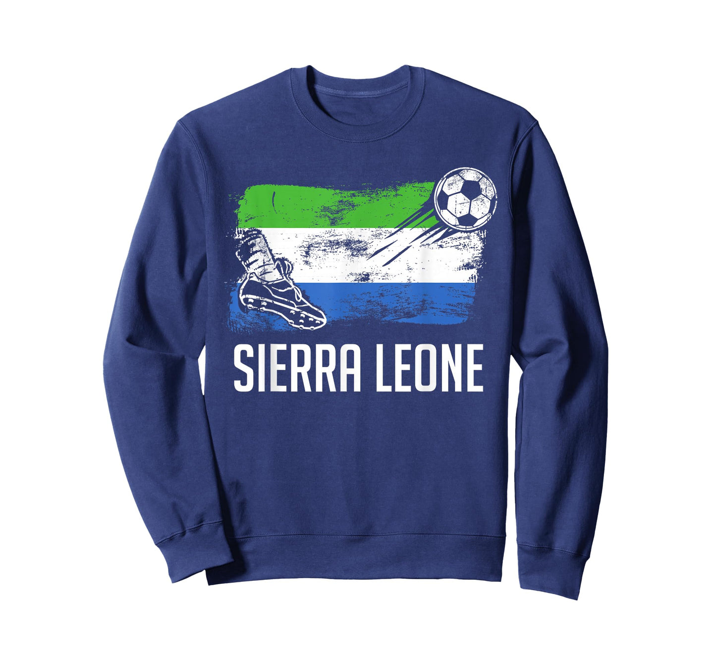 Sierra Leone Flag Jersey Sierra Leonian Soccer Team T-Shirt