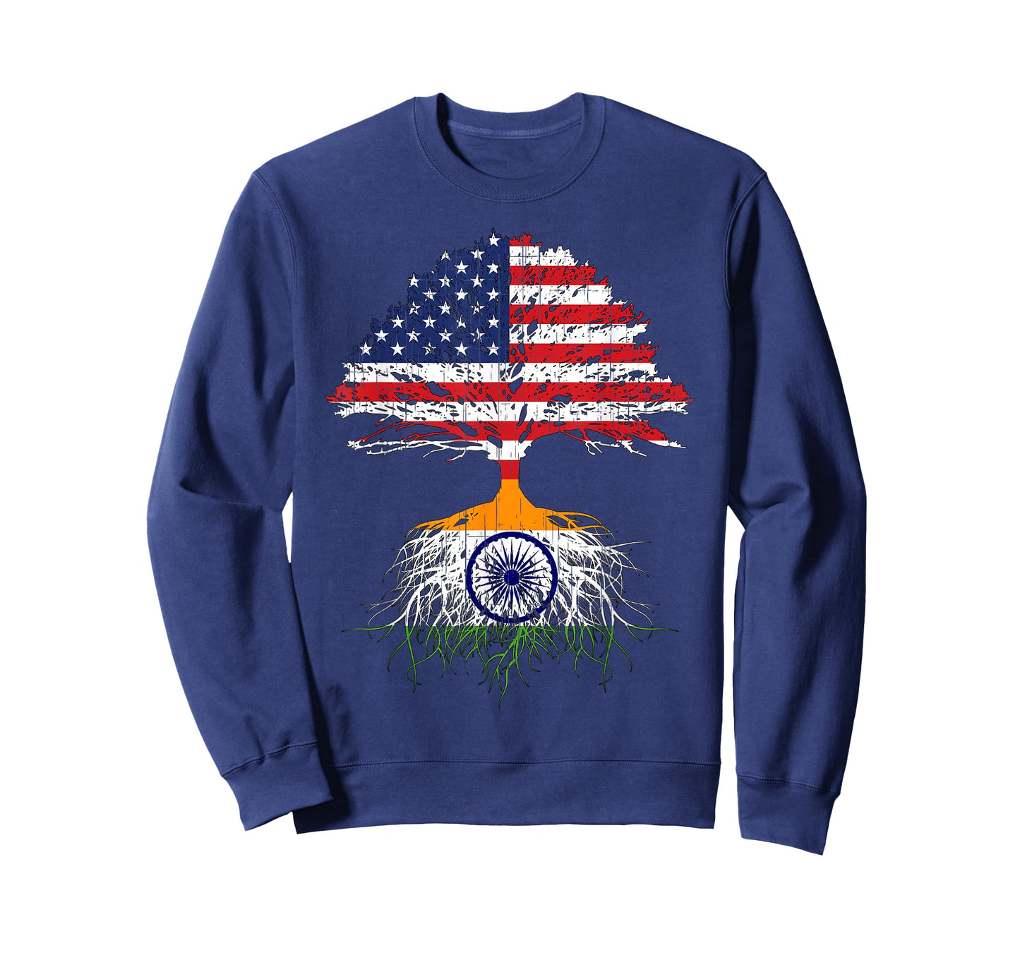 India Roots Flag Shirt Naturalization Gift Person From India T-Shirt