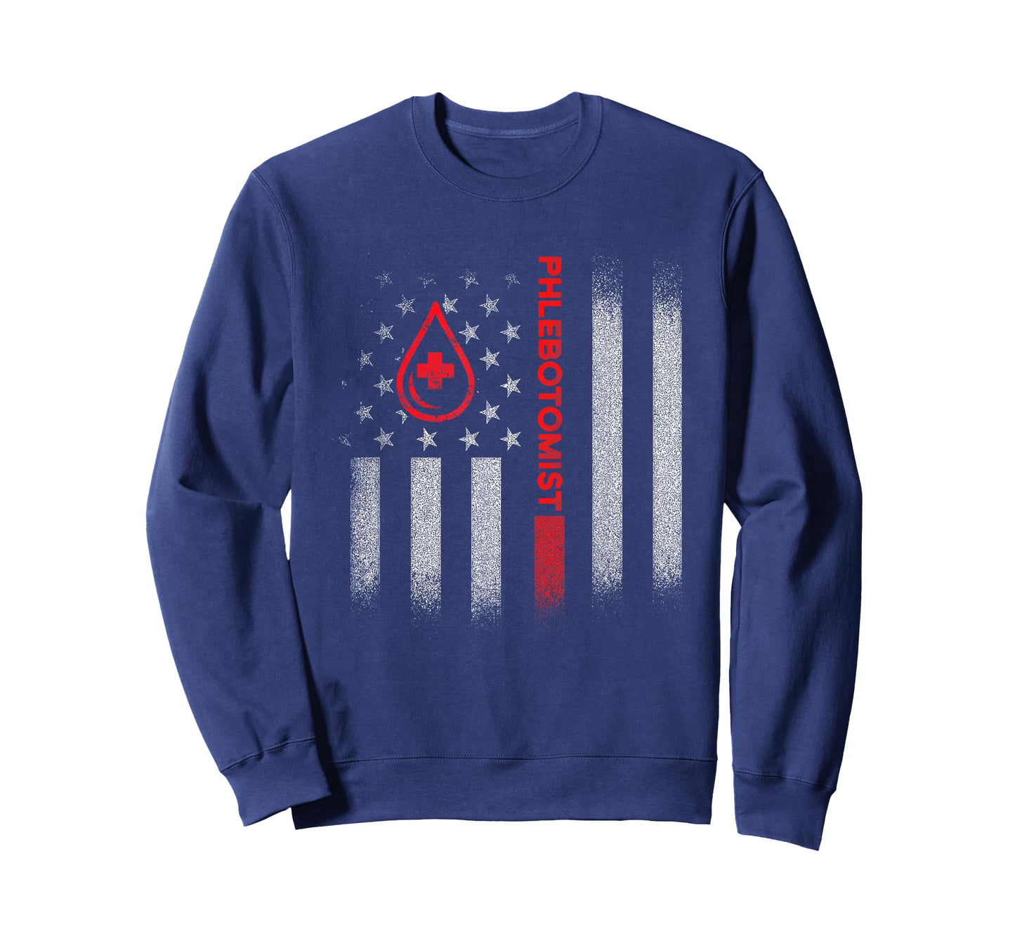 Phlebotomist US Flag Phlebotomy Technician Gifts T-Shirt