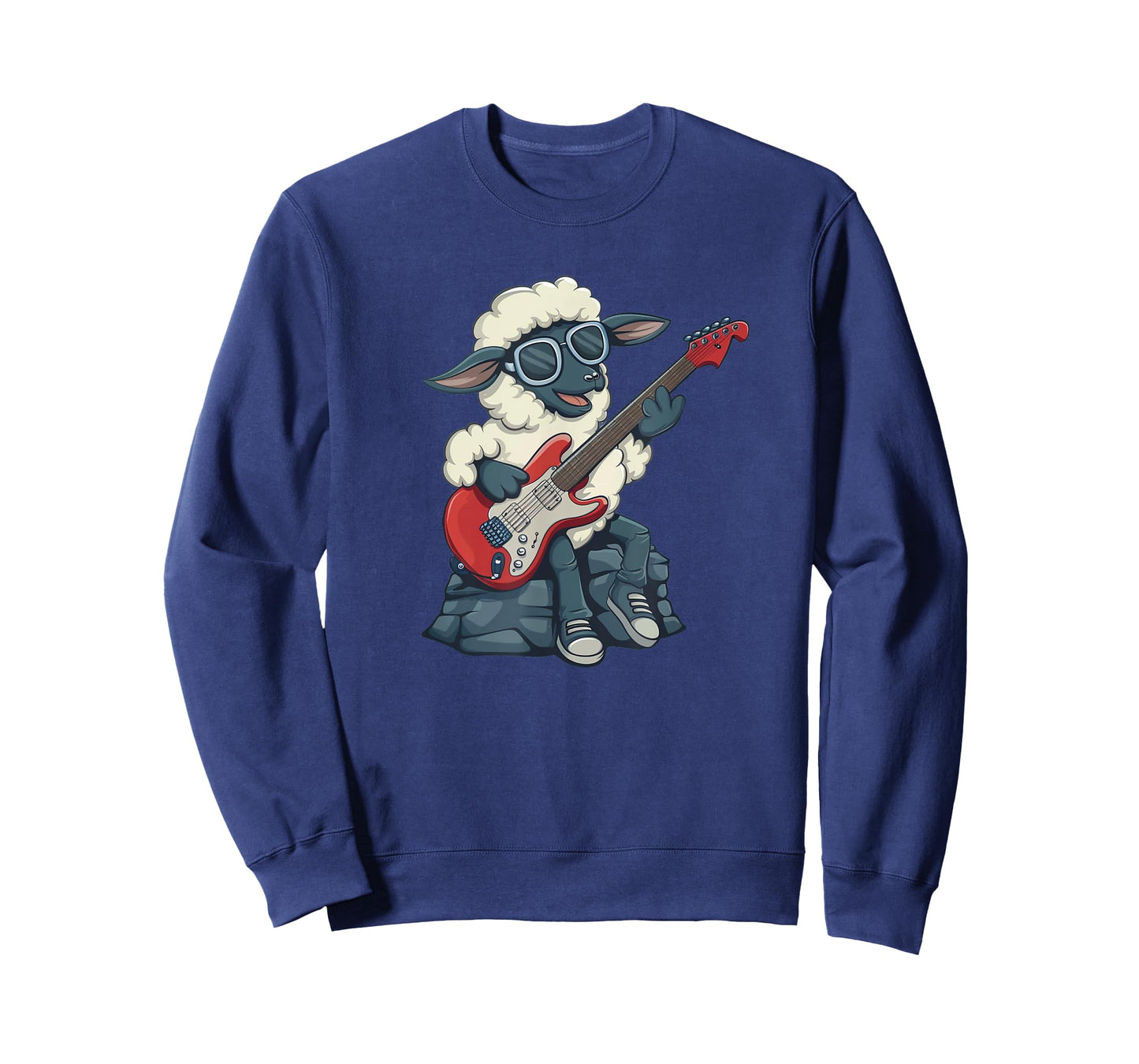 Rock On with Sheep and Electric Guitar Fun T-Shirt