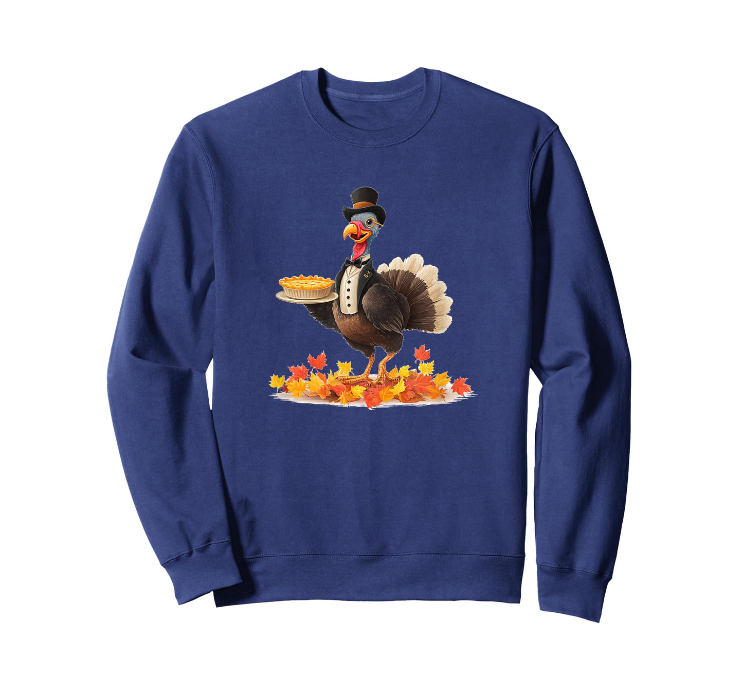 Autumn Leaves and Well Dressed Turkey with Fall Pie T-Shirt