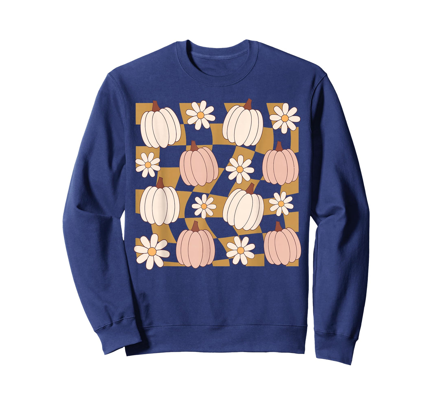 Wildflower Pumpkin Season Autumn Fall Leaves Thanksgiving T-Shirt