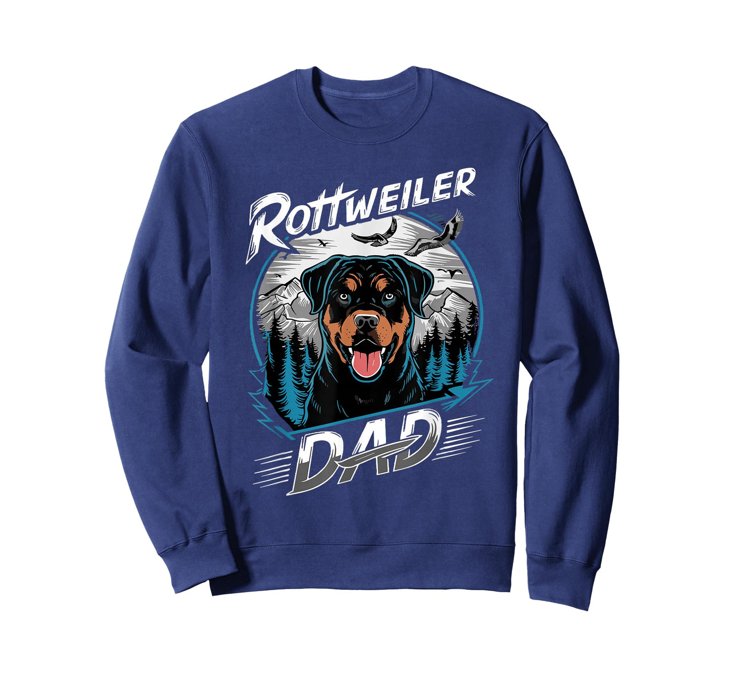 Funny Rottweiler Dad Best Rottie Daddy Ever Father's Day T-Shirt