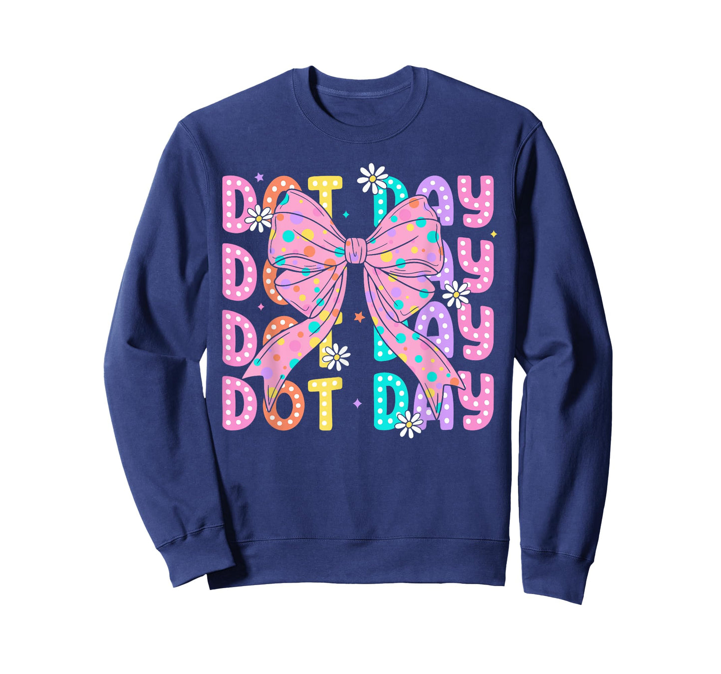 Happy Dot Day 2025 Coquette Bow Teachers Kids Boys Girls T-Shirt