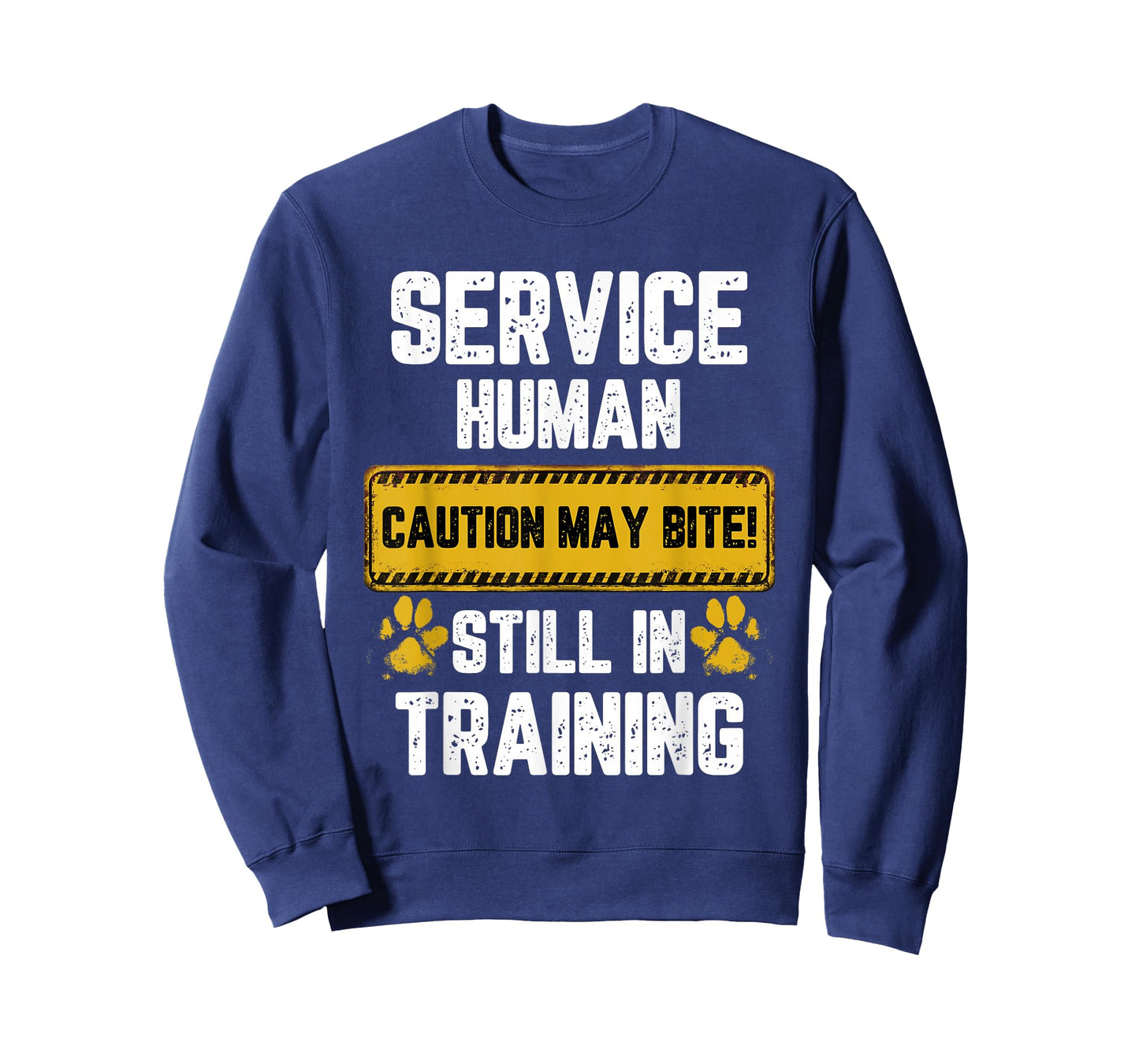 Warning Sign Service-Human Caution May Bite Dog Training T-Shirt