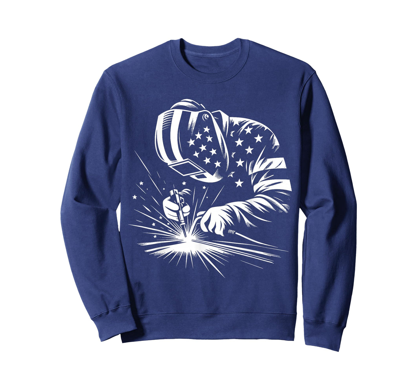 Welder American Flag USA Patriotic Welding Welder T-Shirt