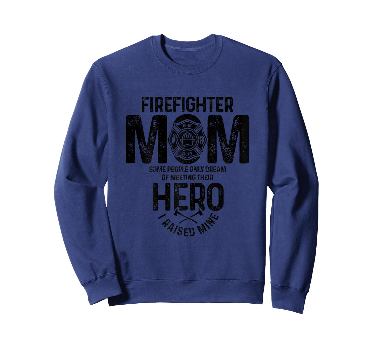 Firefighter Mom Proud Fireman Mother's Day Fire Department T-Shirt