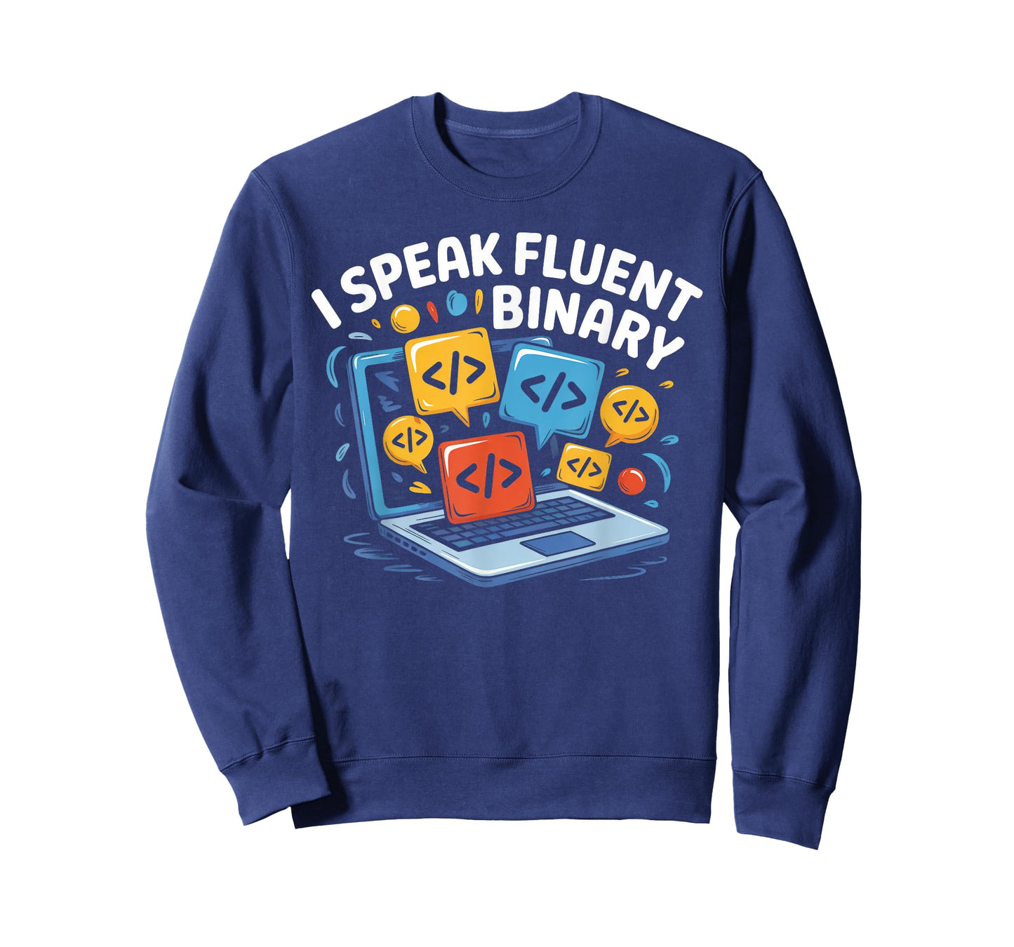 I Speak Fluent Binary Funny Coding Programmer T-Shirt