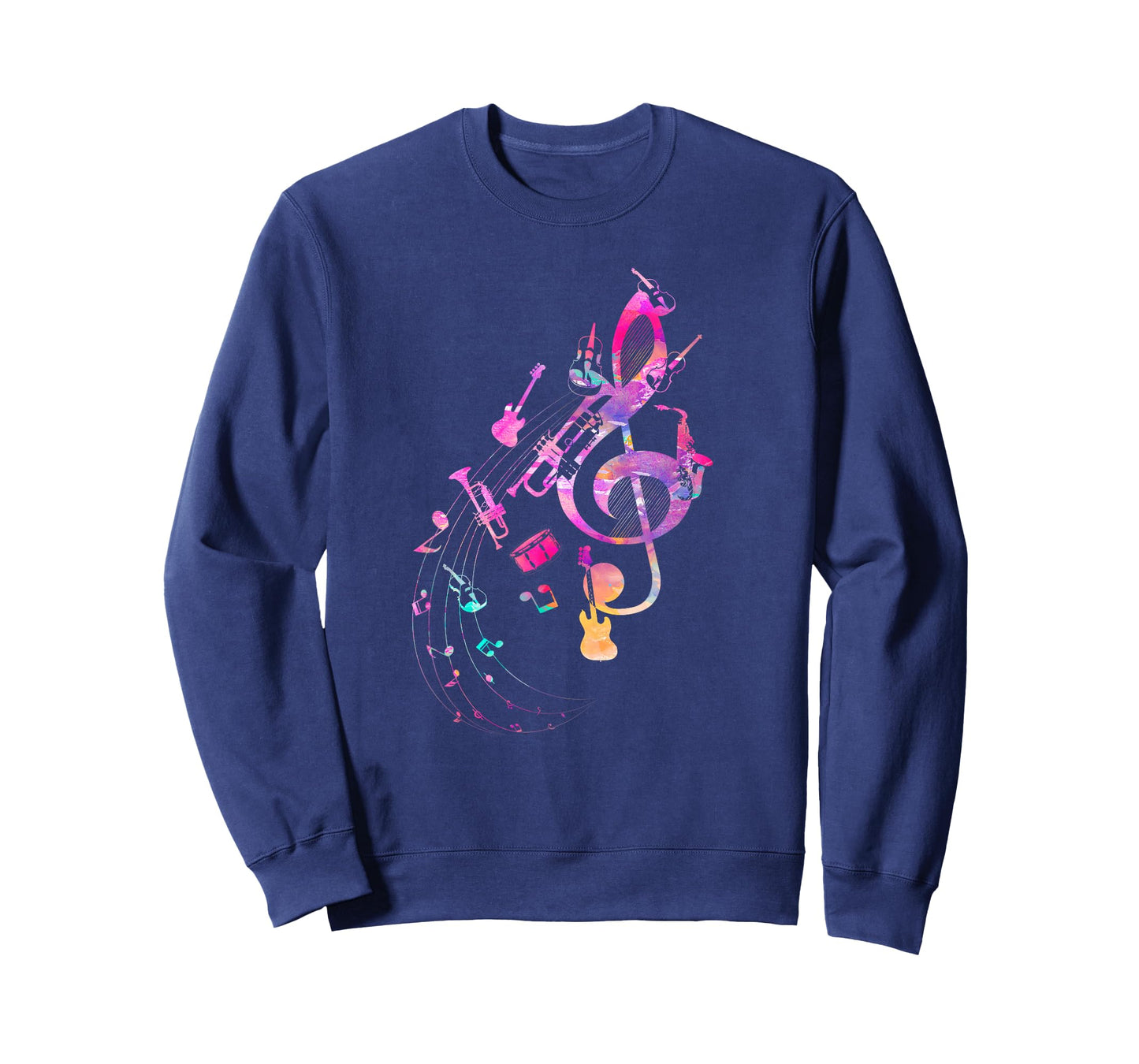 Musical Instrument Music Notes Musician Treble Clef T-Shirt