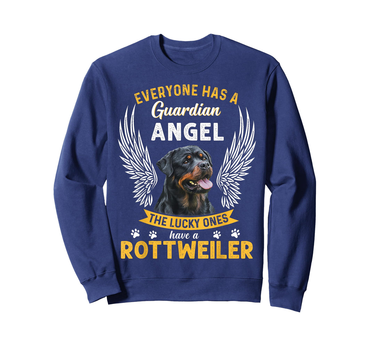 My Rottweiler is A Guardian Angel Tee Gift Who Loves Pets T-Shirt