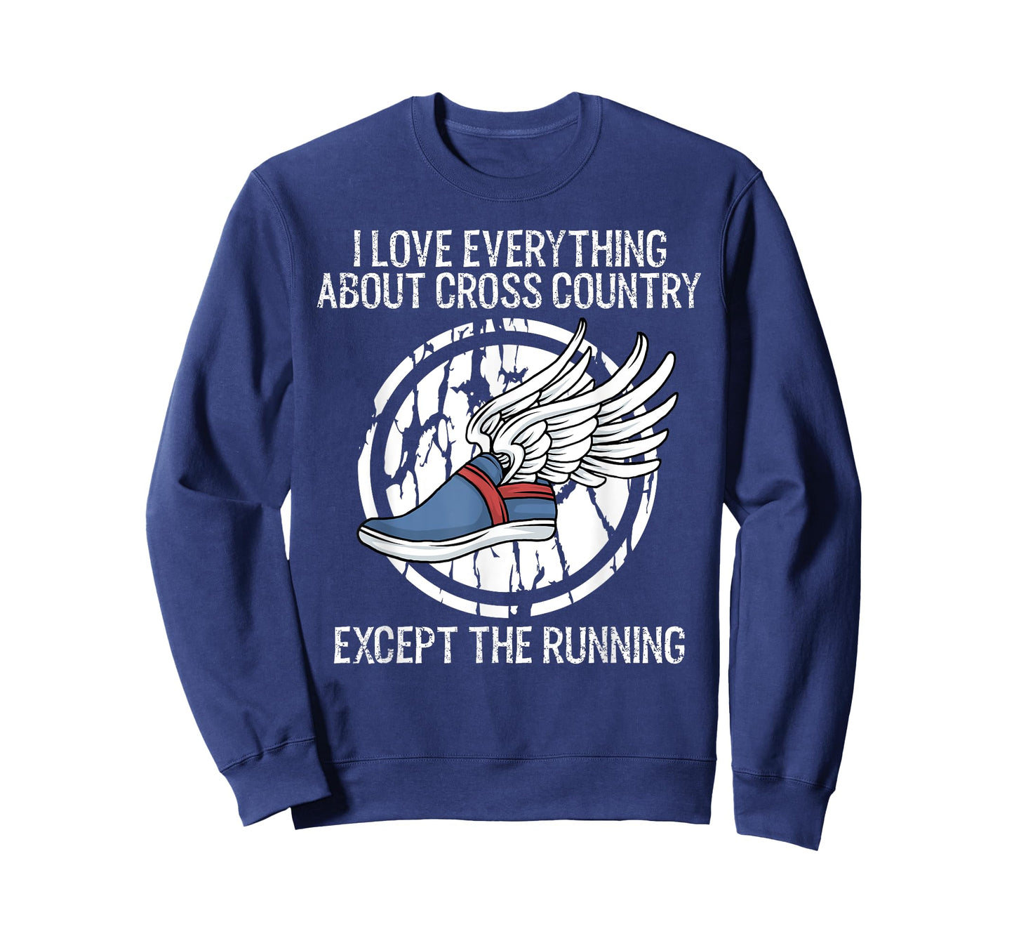 Funny Cross Country Love Everything Except Running T-Shirt