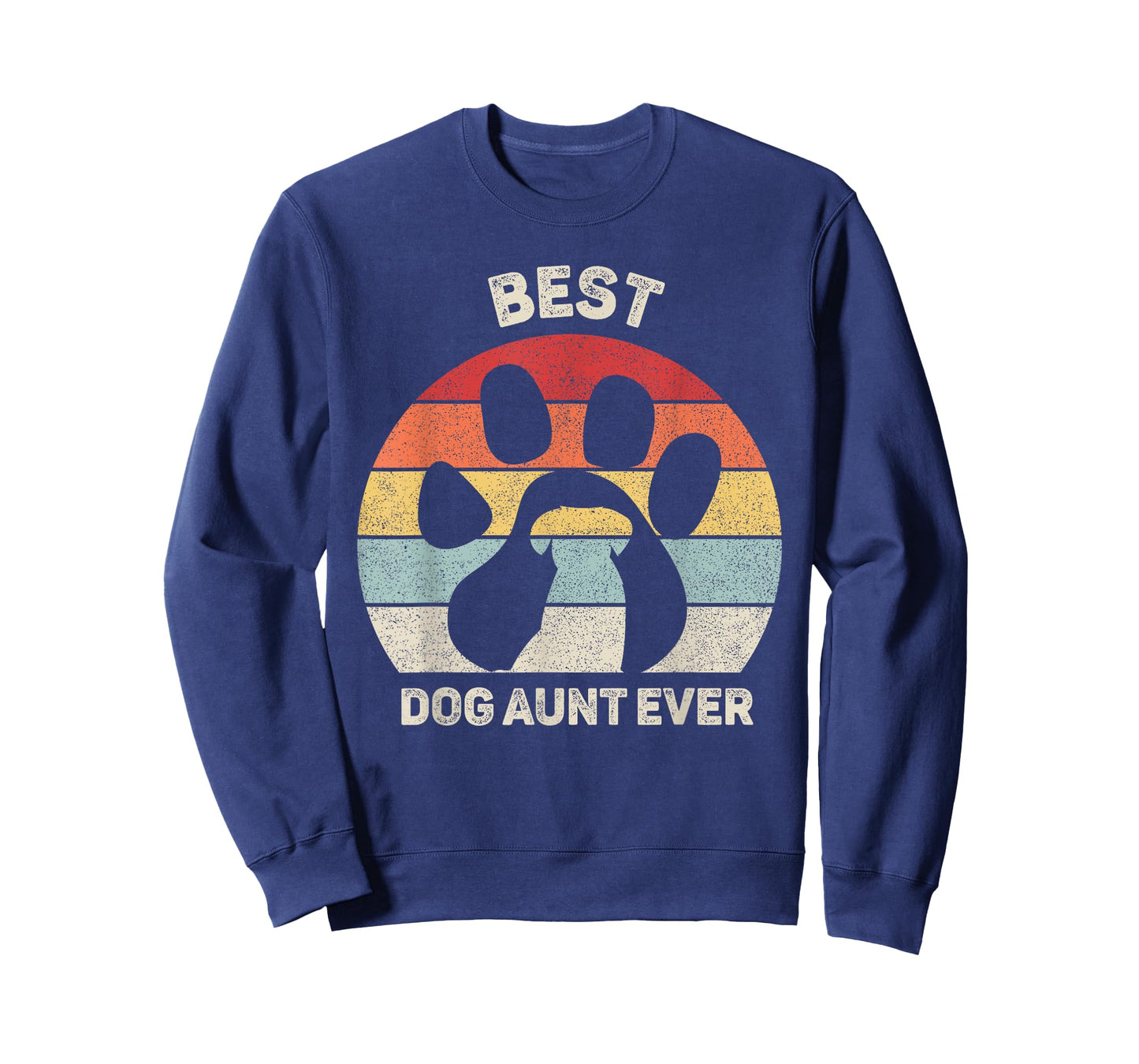 Vintage Retro Best Dog Aunt Ever Auntie Gifts T-Shirt