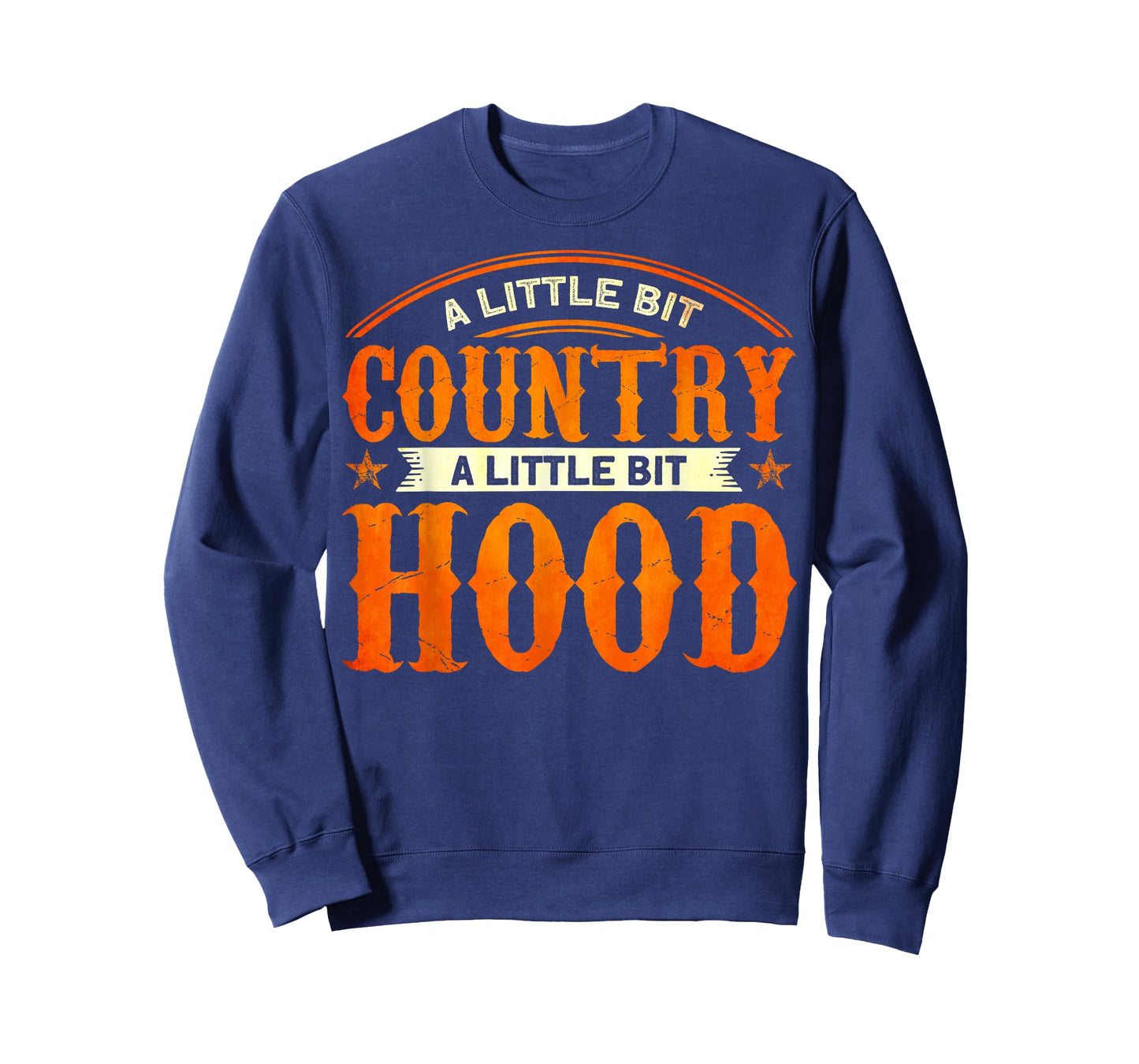 Country Music Lovers A Little Bit Country A Little Bit Hood T-Shirt