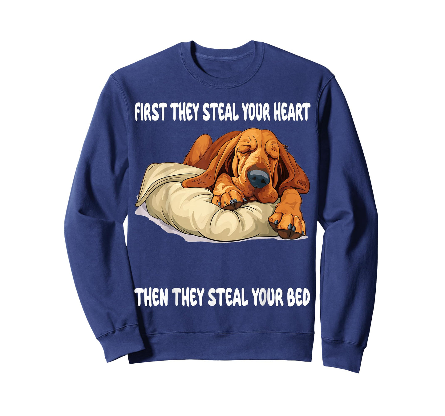 Bloodhound Sleeping Pajamas Nightgown T-Shirt