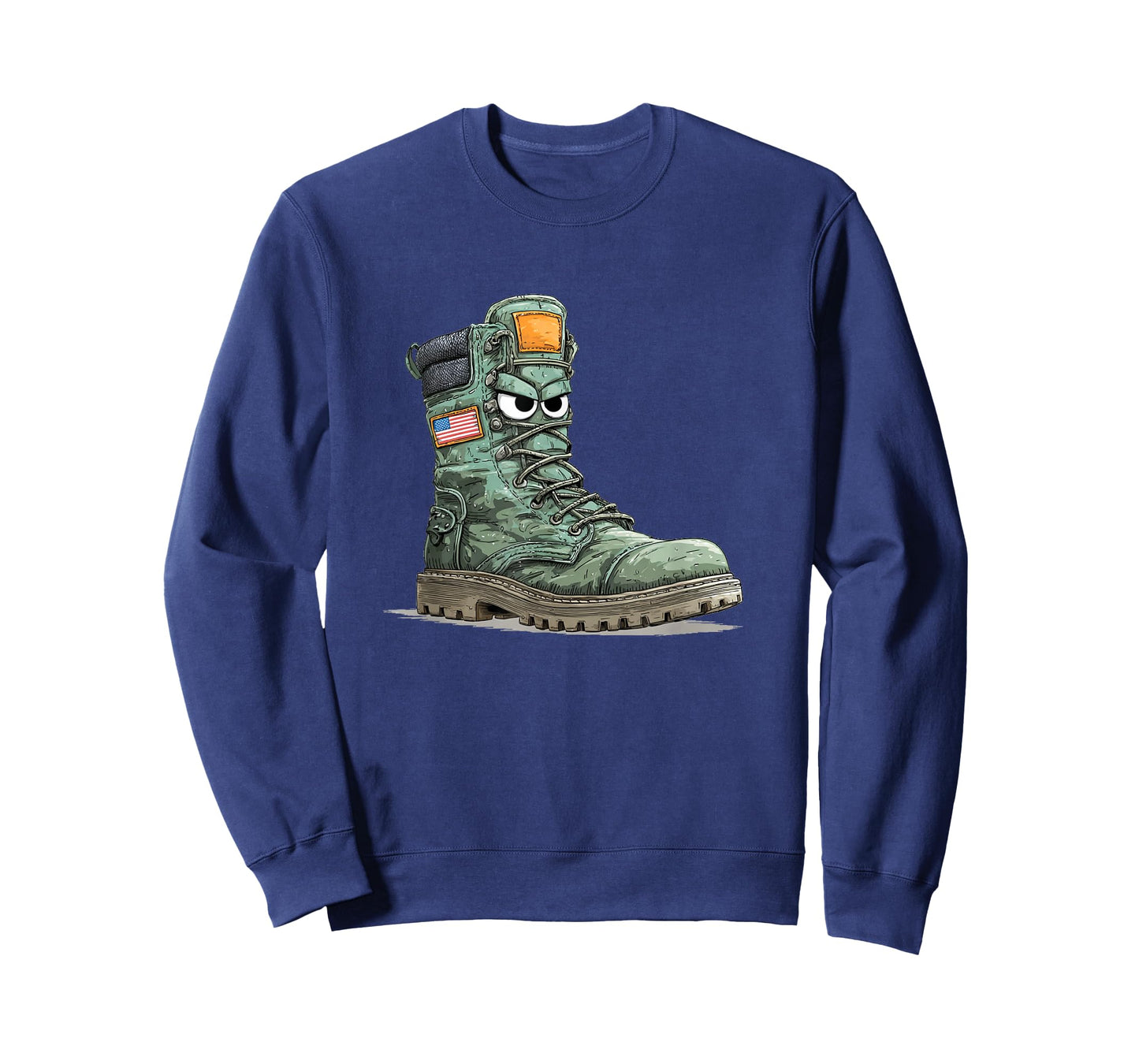 Funny Shoe Face in US Colors for Boys and Girls T-Shirt