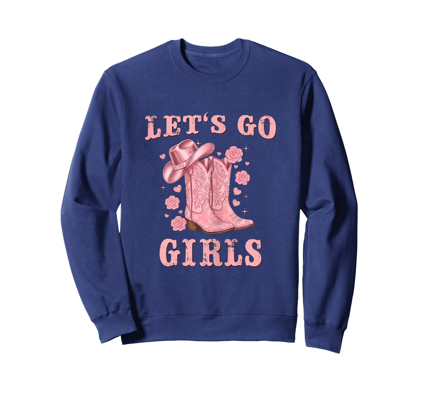 Country Girls Rodeo Woman Pink Cowgirl Lets Go Girls T-Shirt