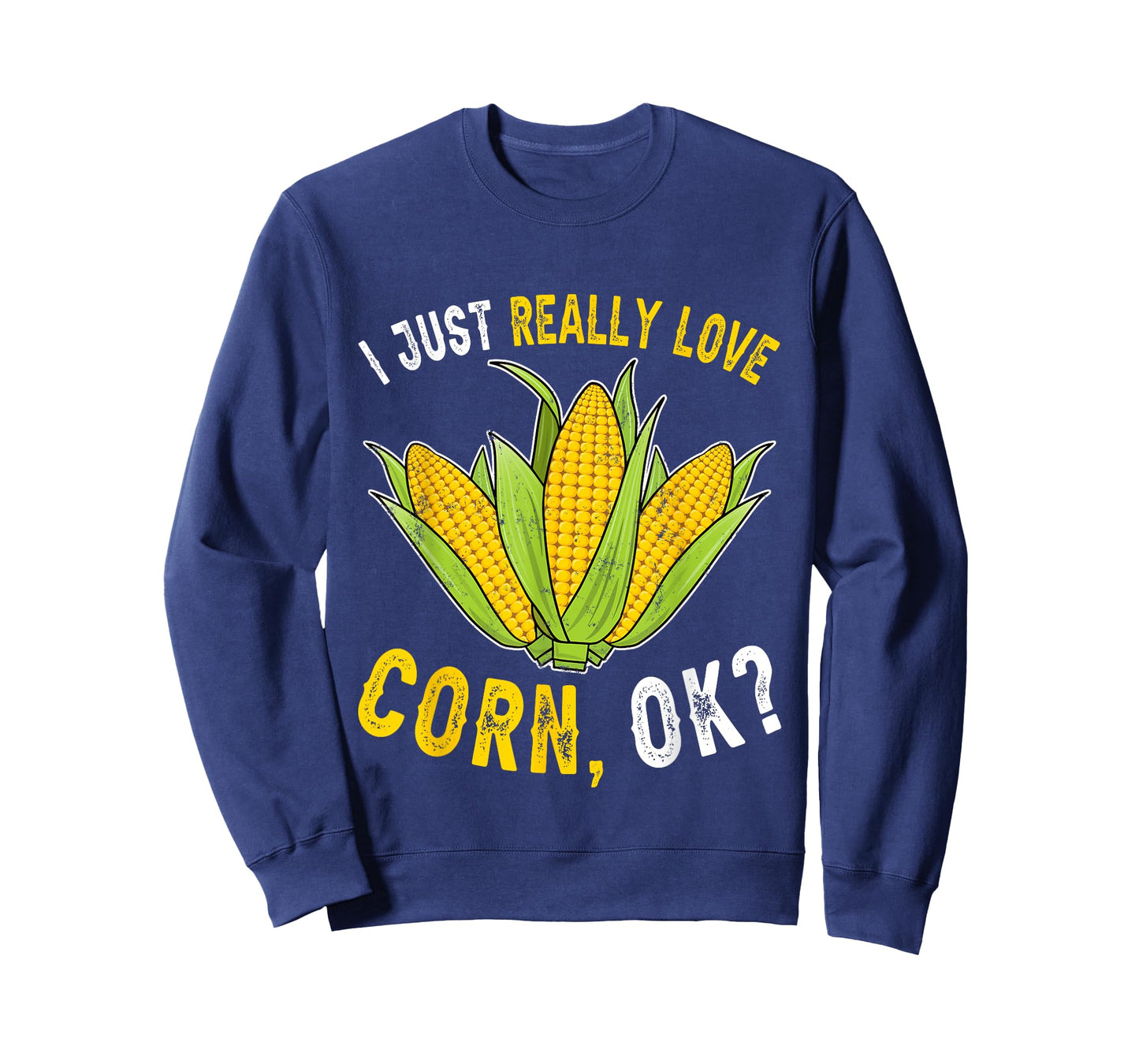 I Love Corn Cute Funny Corn On The Cob Corn Lover T-Shirt