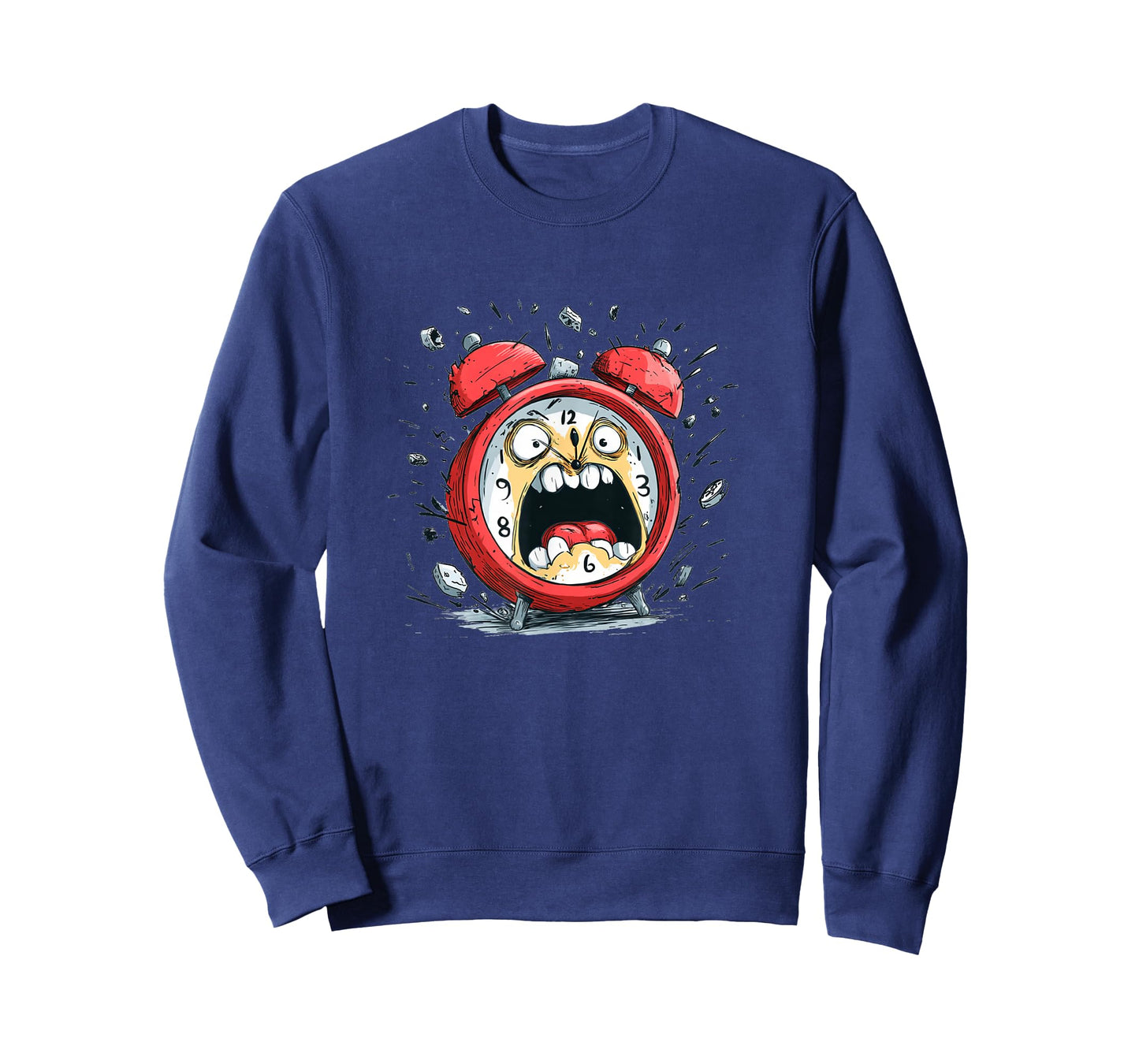 Funny Freaking Out Alarm Clock Costume T-Shirt