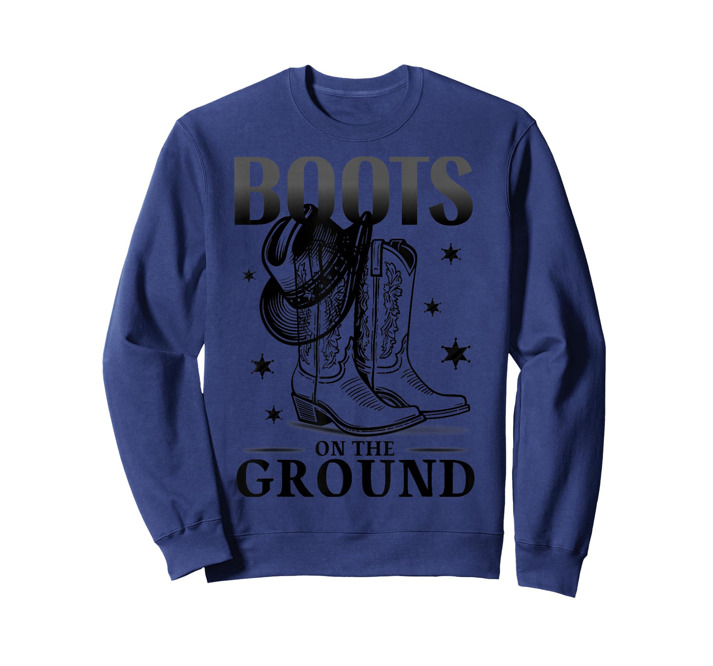 Boots On The Ground Cowboy Country Western T-Shirt