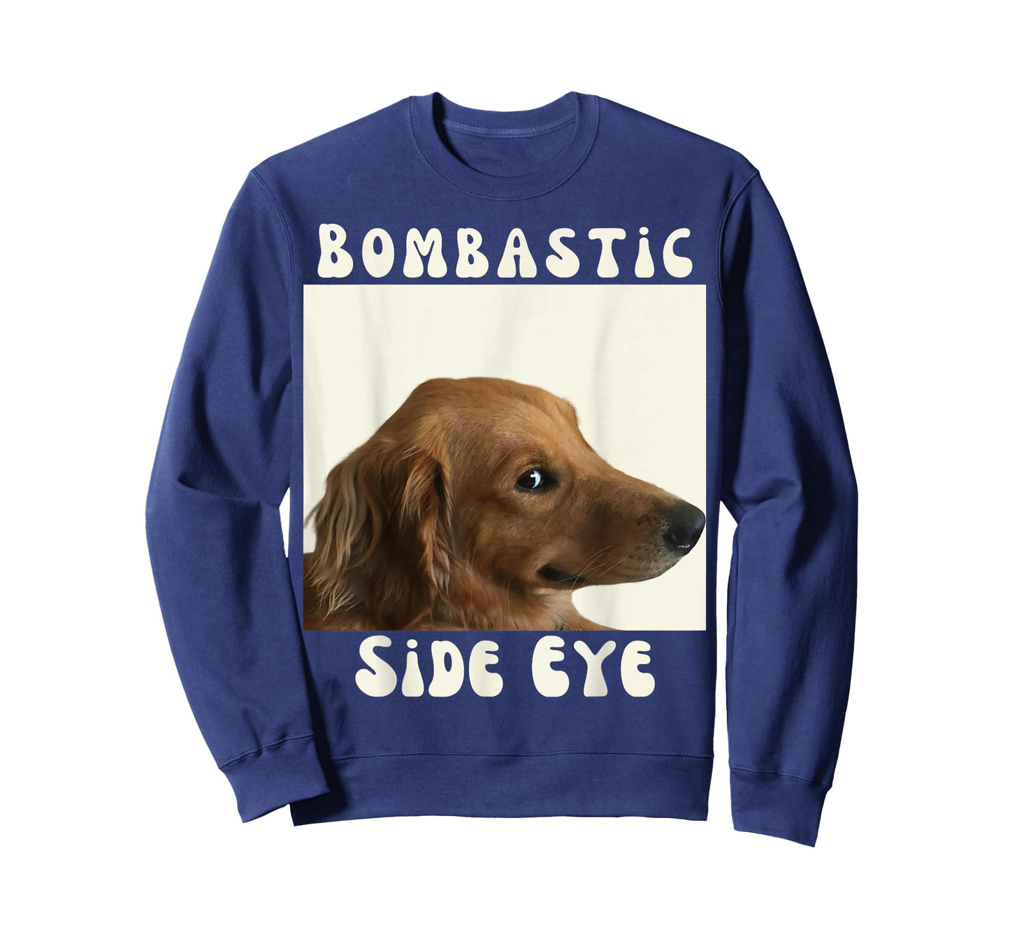 Bombastic Side Eye Funny Dog Meme Sarcastic Saying T-Shirt