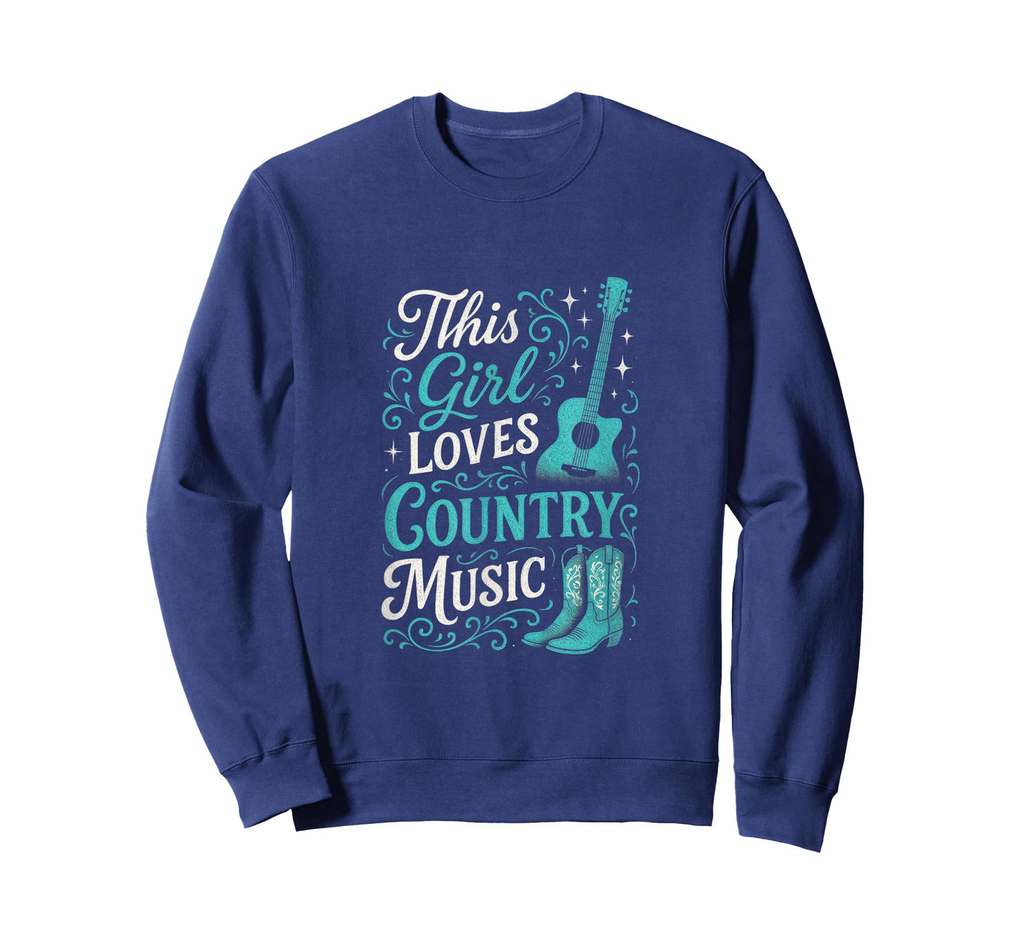 Country Music Guitar Boots Western Singer T-Shirt