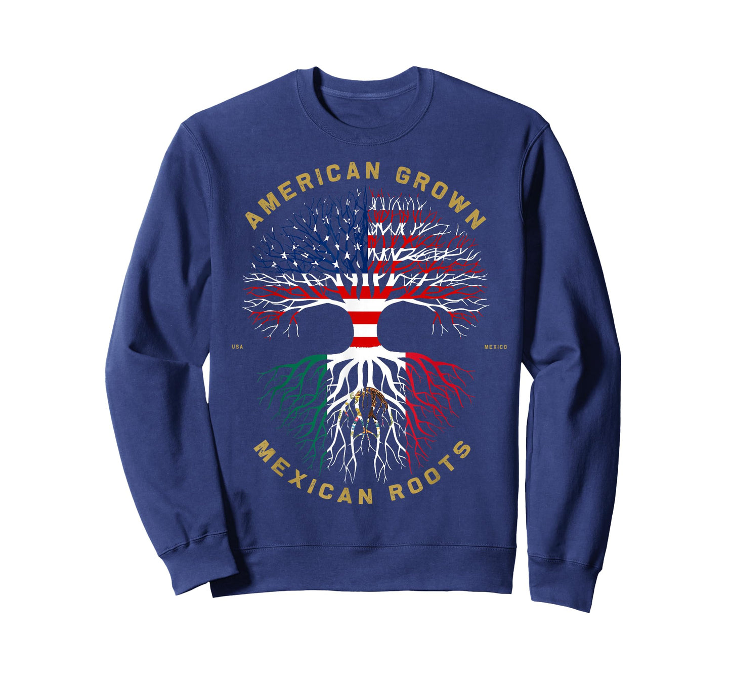 Mexico Country Lover Proud American Grown Mexican Roots T-Shirt