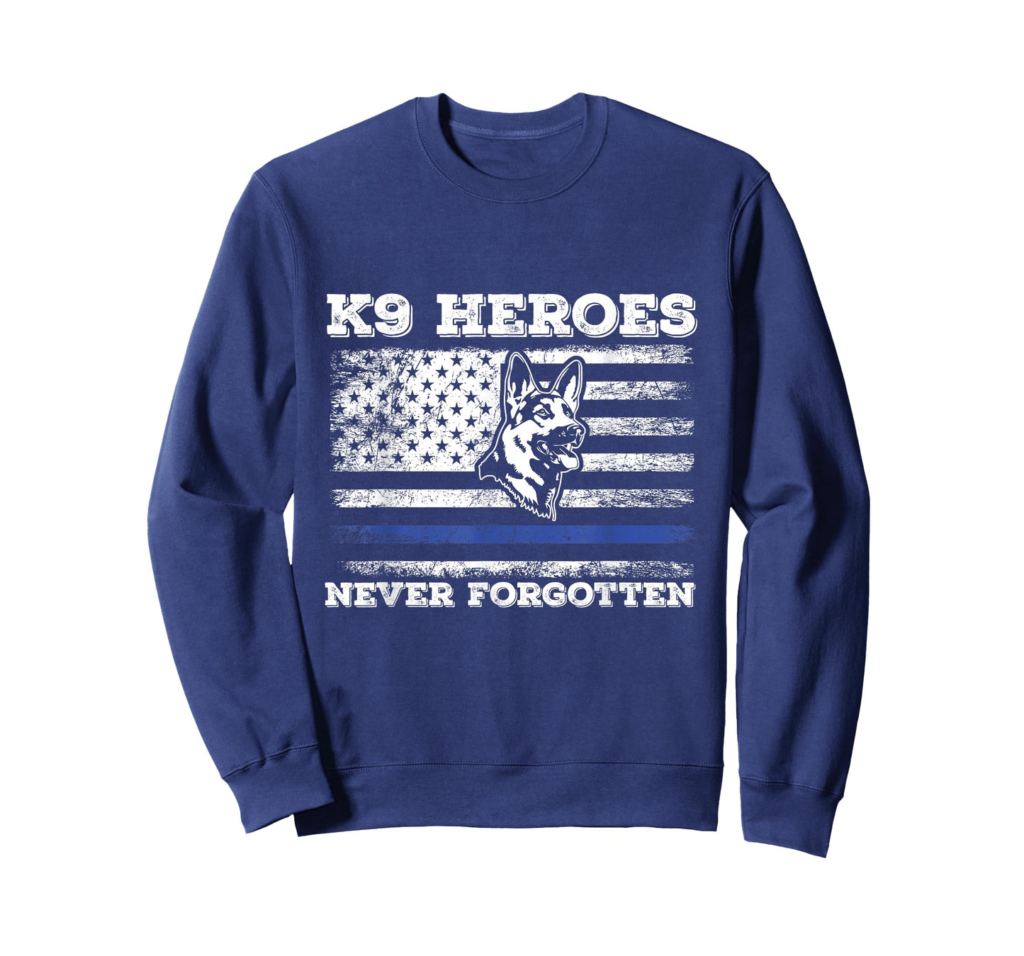 K9 Veteran Military Working Dog USA US Flag K9 Veterans Day T-Shirt