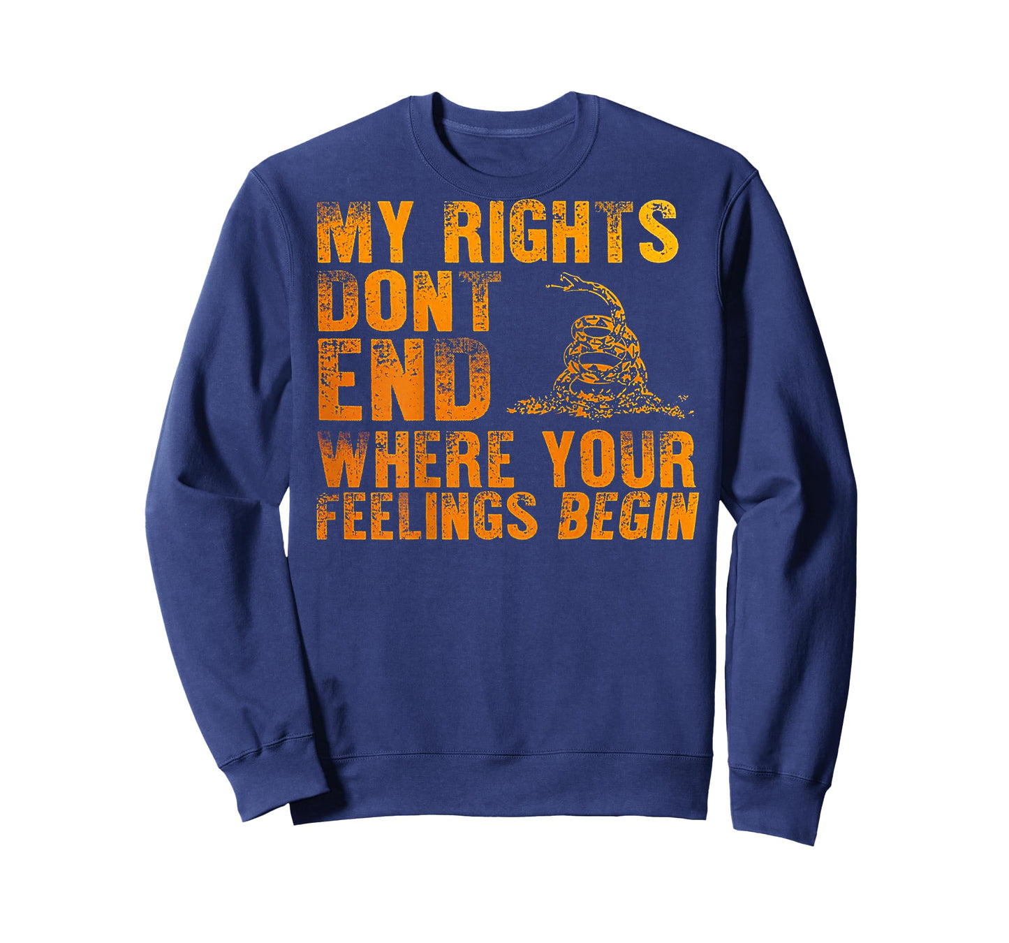 My Rights Don't End Where Your Feelings Begin (on back) T-Shirt