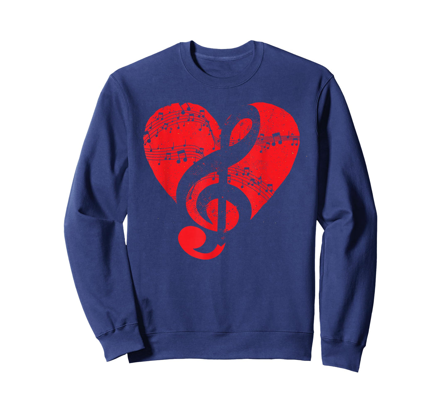 Musician Music Lover Treble Clef Heart Music Notes Music T-Shirt