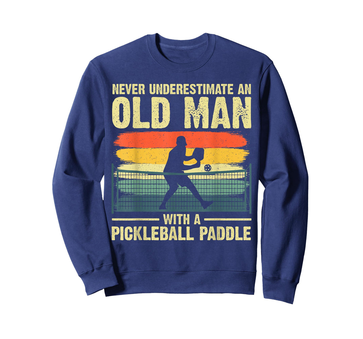 Cool Pickleball Design for Men Grandpa Pickleball Player T-Shirt Small