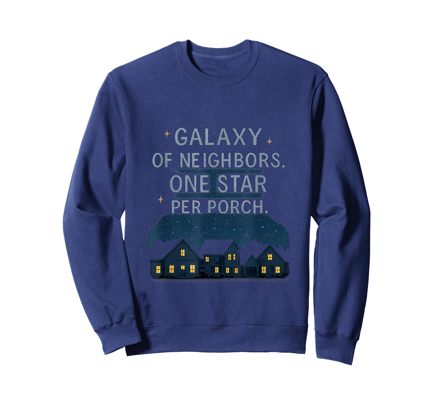 Galaxy of Neighbors Night Sky Community Pride T-Shirt