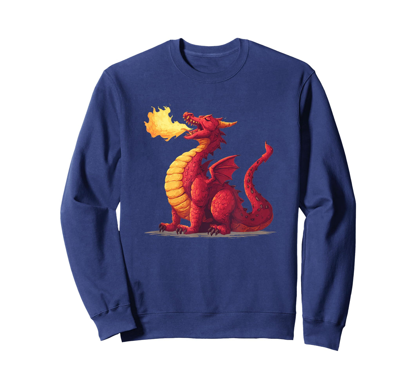 Red Dragon with Flames for Dragons and Magical Lovers T-Shirt