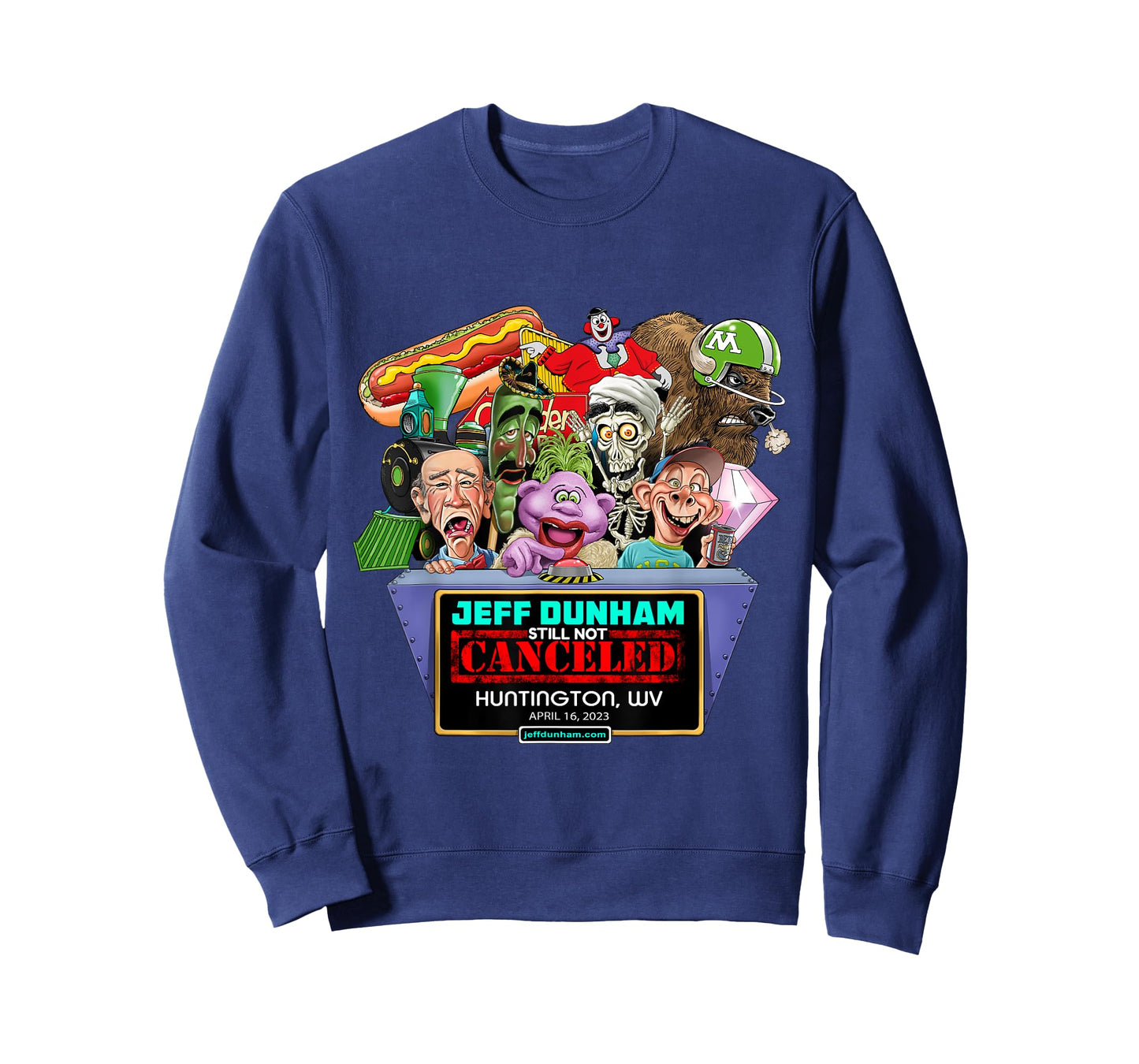 Jeff Dunham Huntington, WV (2023) T-Shirt