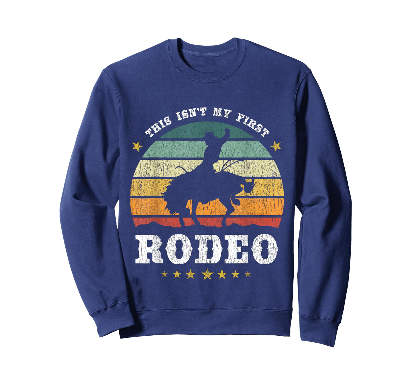 Americana This Isn't My First Rodeo Western Texan Retro Design T-Shirt