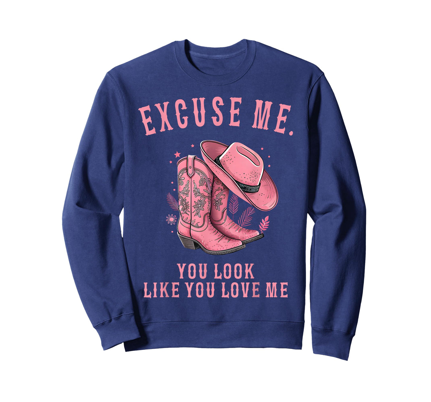 Excuse Me You Look Like You Love Me Pink Boots Memes T-Shirt