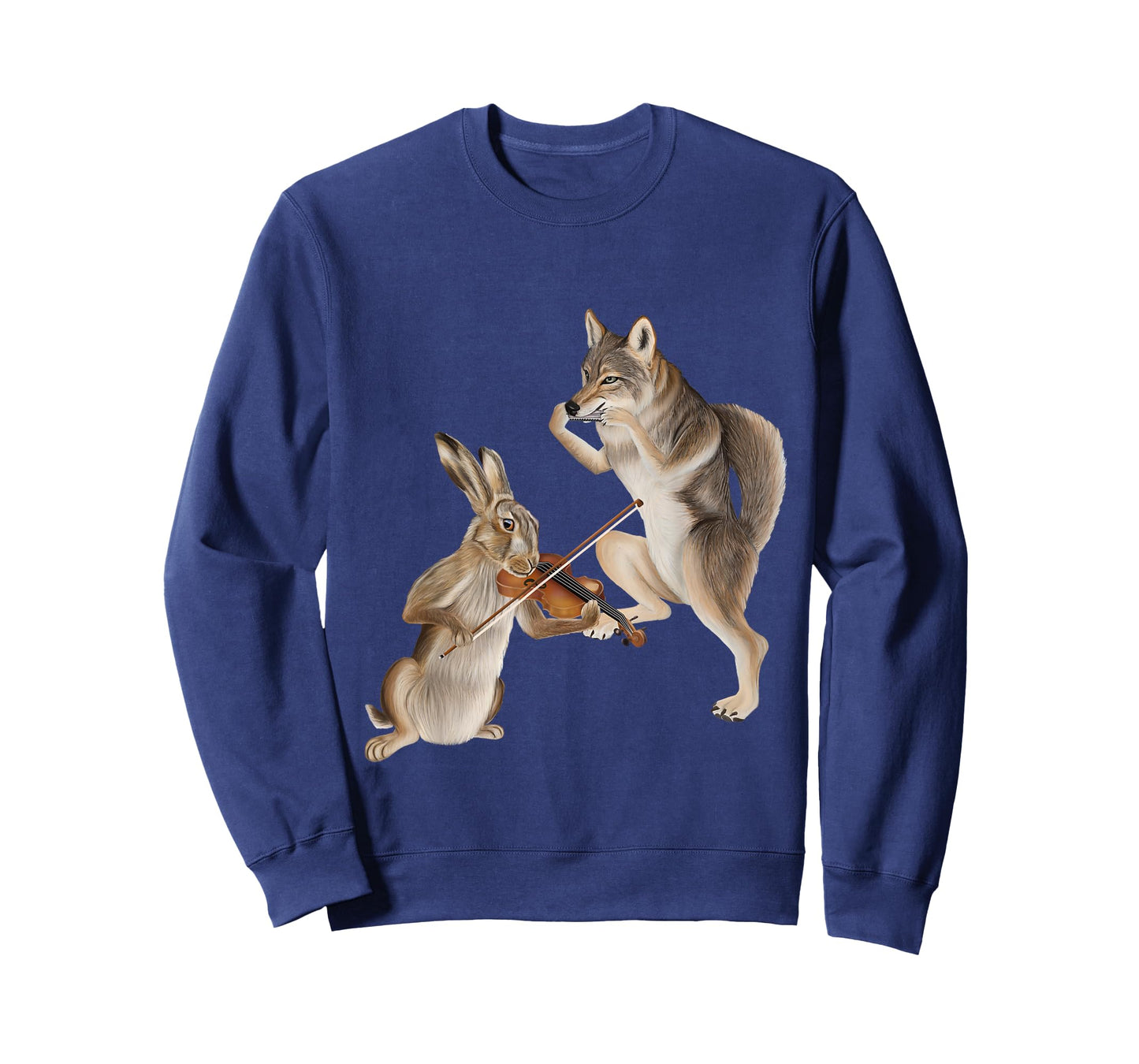 Fiddle and Harmonica - Coyote and a Hare T-Shirt
