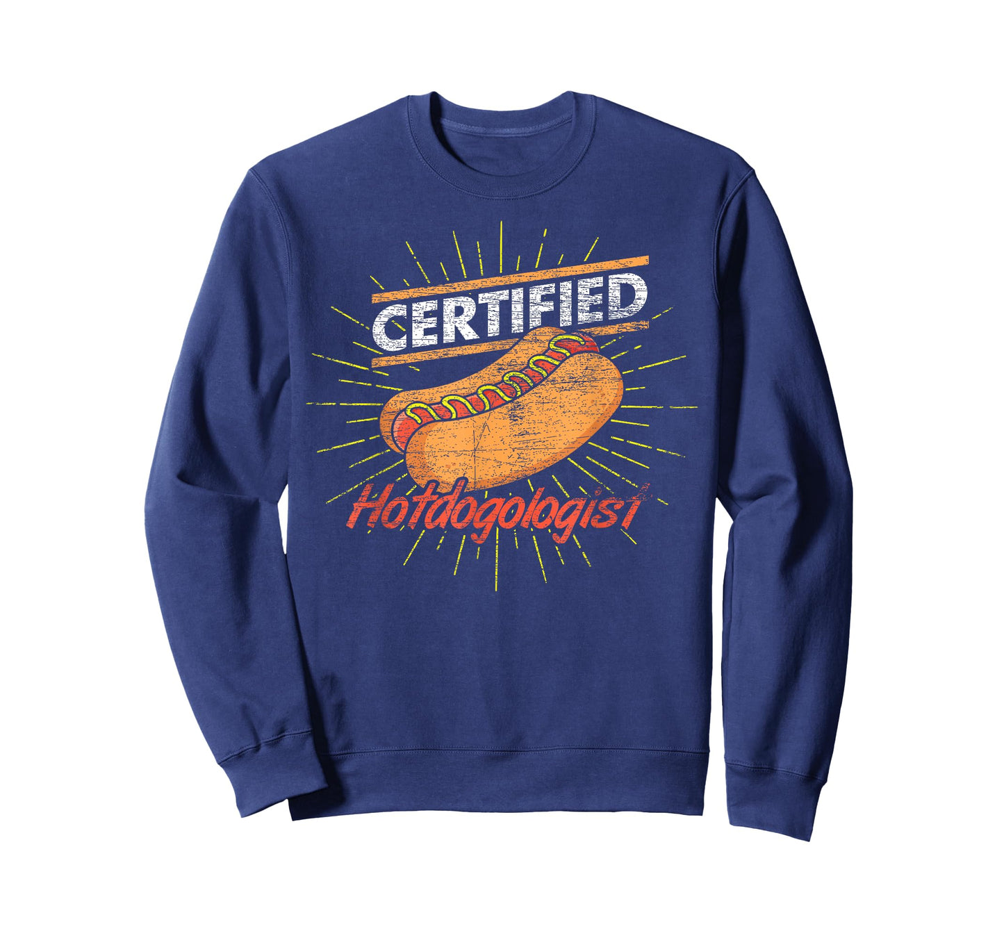 Funny Certified Hotdogologist Hotdog Franks Sausage Hot Dog T-Shirt
