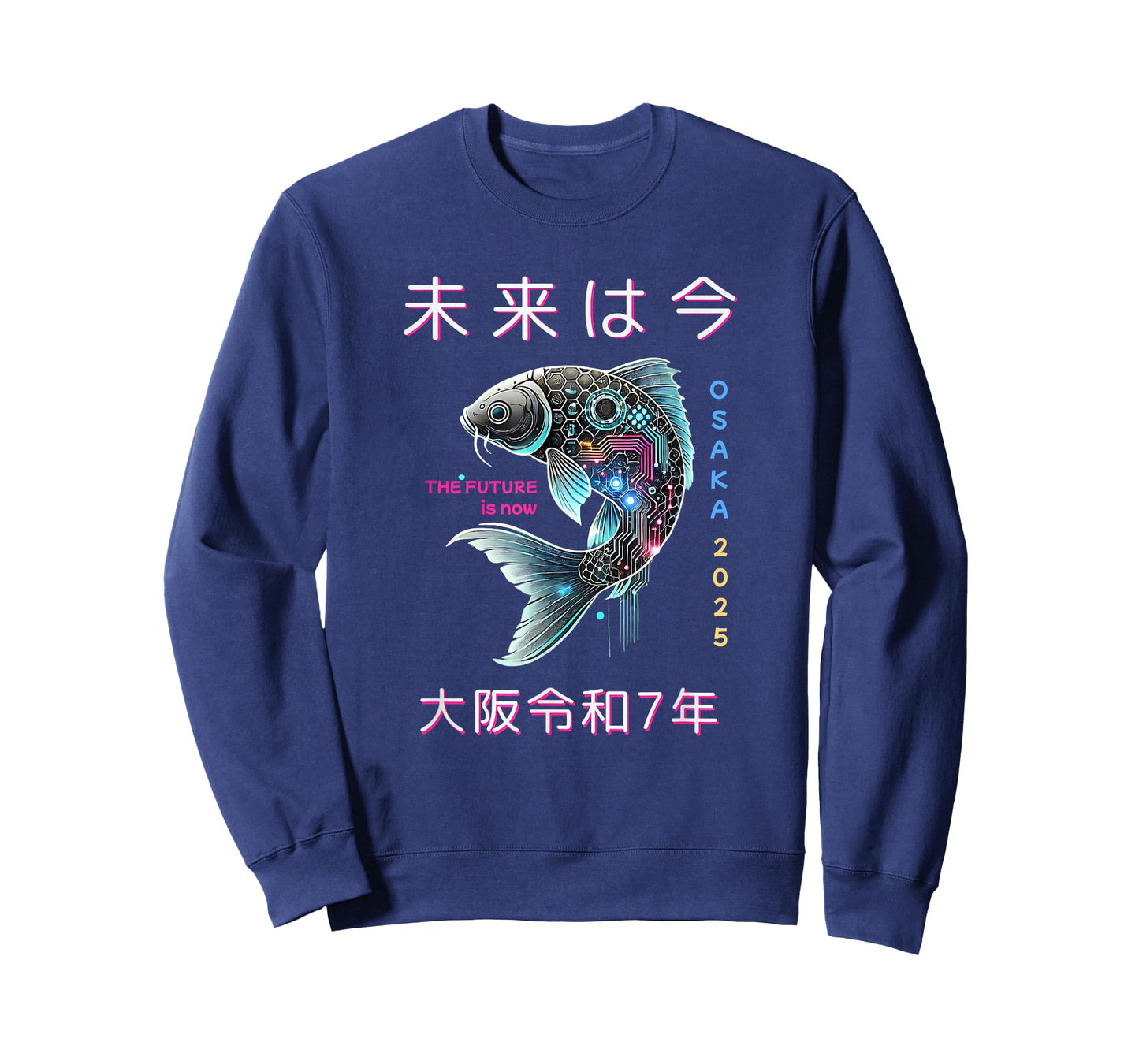 Osaka 2025 Japan Futuristic Koi Design. The Future is Now T-Shirt