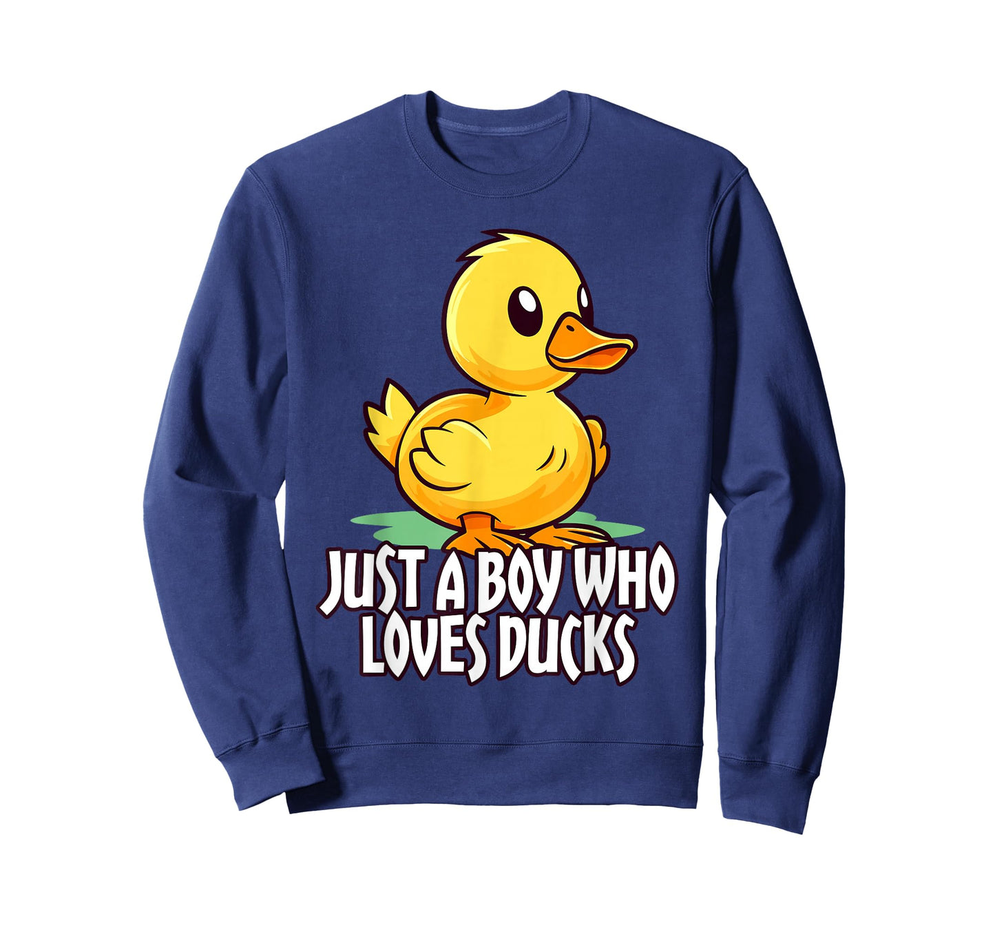cute cartoon for duck lover just a boy who loves ducks gifts T-Shirt