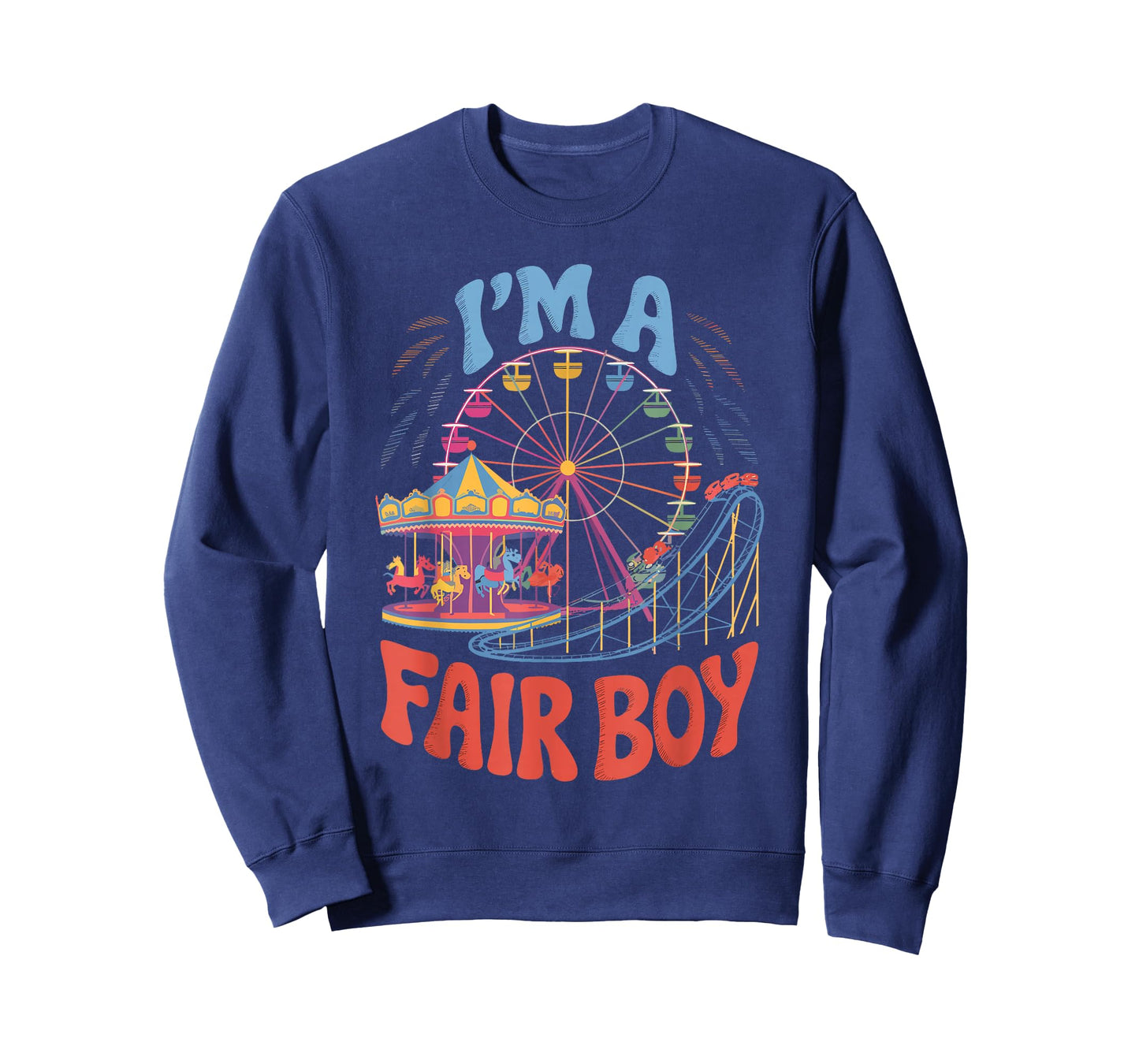 I'm A Fair Boy Carousel Rides Country Fair Carnival Fair T-Shirt