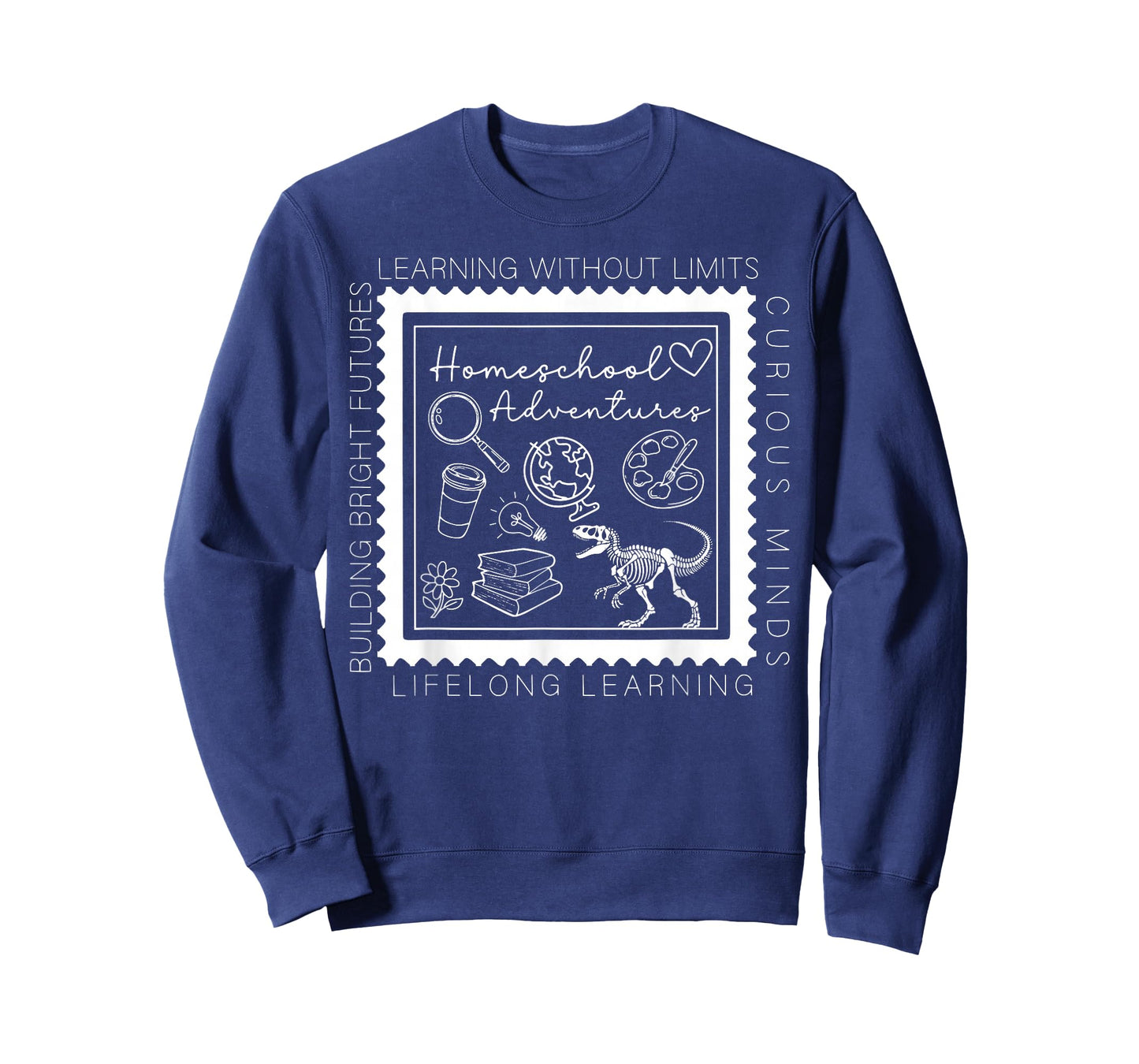 Vintage Homeschool Mom Stamp Homeschool Mama Homeschooling T-Shirt