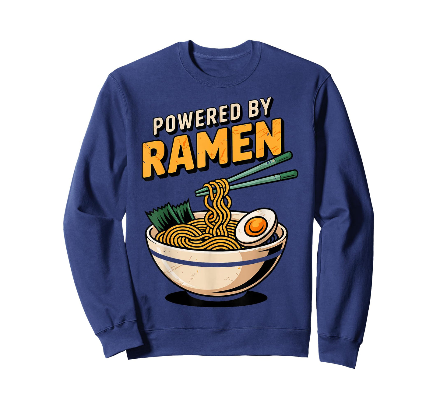 Powered by Ramen Funny Noodle Tee Japanese Kawaii Food T-Shirt