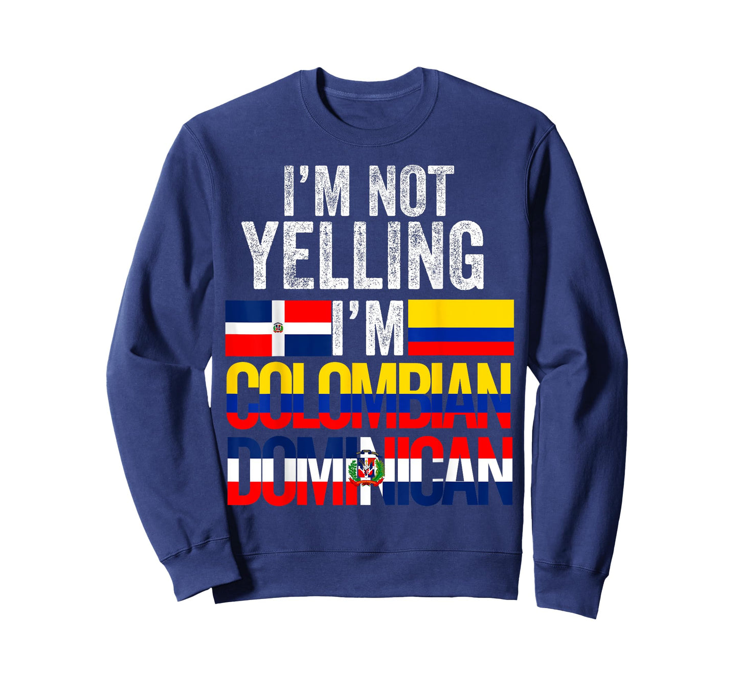 Half Colombian Half Dominican Flag 1/2 Heritage Pride T-Shirt