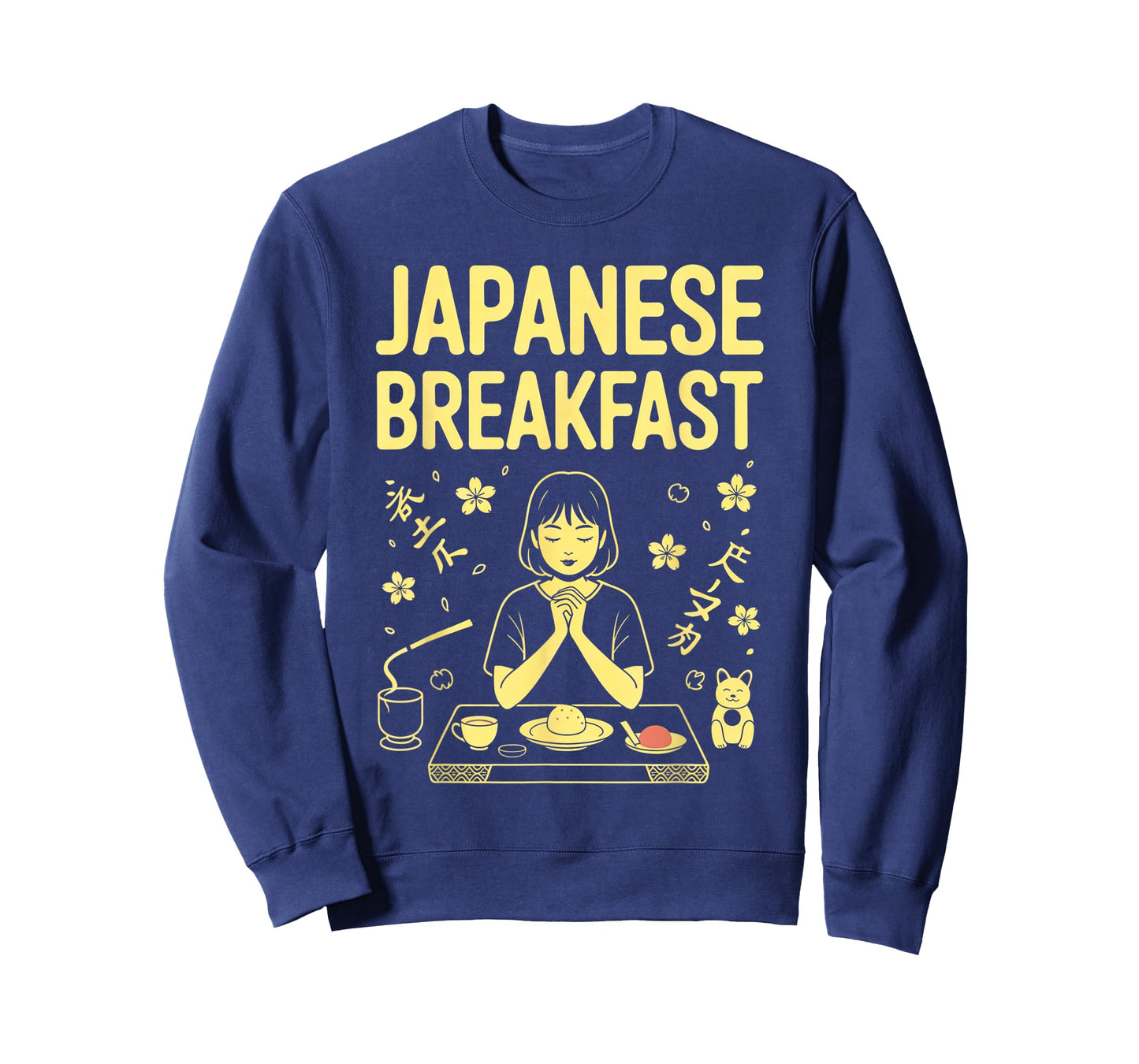 Japanese Breakfast Zen Morning Miso Rice Tea Graphic Art T-Shirt