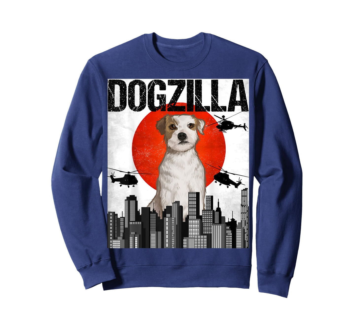 Funny Vintage Japanese Dogzilla Parson Russell Terrier T-Shirt